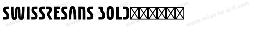 SwissReSans Bold字体转换
